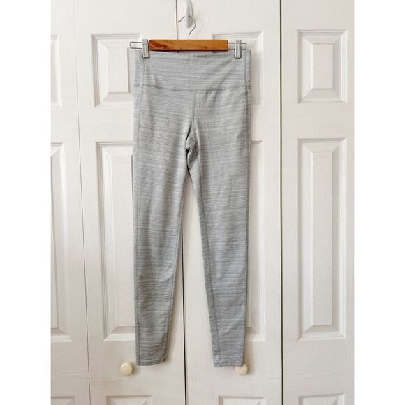 Athleta High Rise Jacquard Chaturanga Leggings Size S - Picture 2 of 5